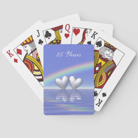 25周年記念シルバーハート トランプ (裏面)