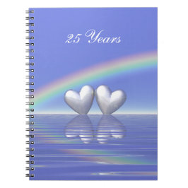 25周年記念シルバーハート ノートブック
