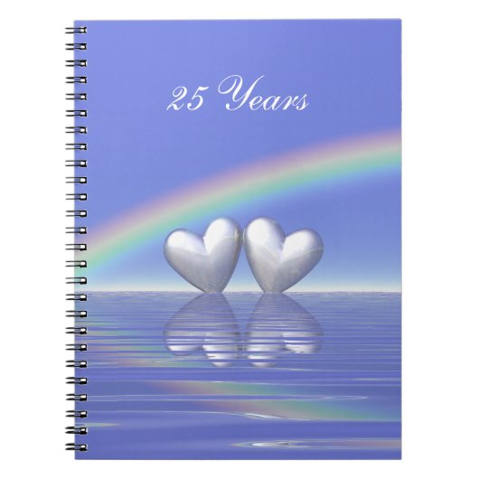 25周年記念シルバーハート ノートブック (正面)