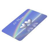 25周年記念シルバーハート マグネット (左側)