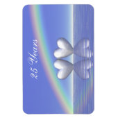 25周年記念シルバーハート マグネット (縦)