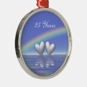 25周年記念シルバーハート メタルオーナメント (右)