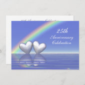 25周年記念シルバーハート 招待状 (正面/裏面)