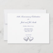 25周年記念シルバーハート 招待状 (裏面)