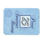 25周年記念シルバー号オンブルー マグネット (横)