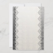 25周年記念シルバー招待状 招待状 (裏面)