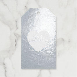 25周年記念シルバー ギフトタグ