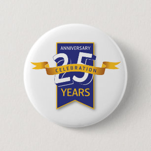 25周年記念デザイン 缶バッジ