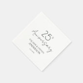 25周年記念ナプキミニマルンス スタンダードカクテルナプキン (角)