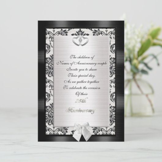 25周年記念パーティの招待状 招待状 (スタンド正面)