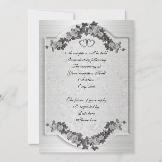 25周年記念パーティーの発願 招待状 (裏面)