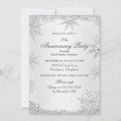 25周年記念パーティーシルバーウィンターワンダーランド 招待状 (正面)