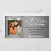 25周年記念パーティー招待状の写真 (正面)