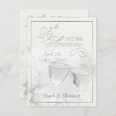 25周年記念パーティー招待状 招待状 (正面/裏面)