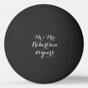 25周年記念ピンポン結婚ボール夫妻 卓球ボール