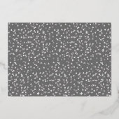 25周年記念フォトシルバー 箔招待状 (裏面)