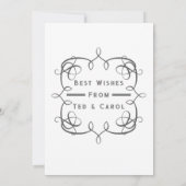 25周年記念フラットグリーティングカード カード (裏面)