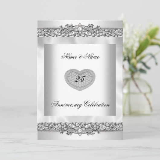 25周年記念ホワイトシルバーエレガントハートレース3 招待状 (スタンド正面)