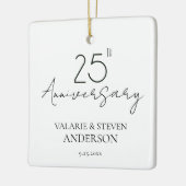 25周年記念ミニマル セラミックオーナメント (左)