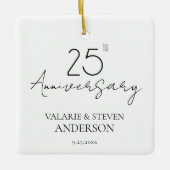 25周年記念ミニマル セラミックオーナメント (正面)