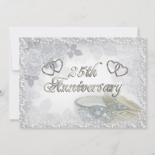 25周年記念リング招待状 招待状 (正面)