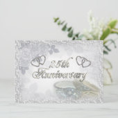 25周年記念リング招待状 招待状 (スタンド正面)