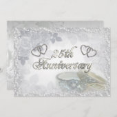 25周年記念リング招待状 招待状 (正面/裏面)