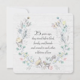 25周年記念リースオンウッド 招待状