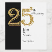 25周年記念ワインラベル ワインラベル (シングルラベル)