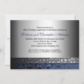 25周年記念写真結婚招待状 招待状 (裏面)