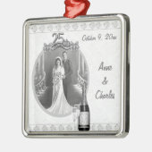 25周年記念写真記念オーナメント メタルオーナメント (左)