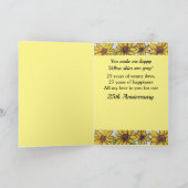 25周年記念妻ユア・ア・マイ・サンシャイン・カード カード (内部)