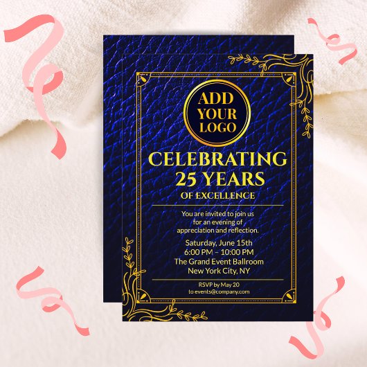 25周年記念式典ご招待状 招待状