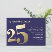 25周年記念式典ご招待 招待状 (スタンド正面)