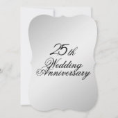 25周年記念式典招待状 招待状 (正面)