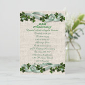 25周年記念招待状アイルランドテーマ 招待状 (スタンド正面)