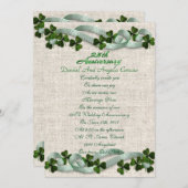 25周年記念招待状アイルランドテーマ 招待状 (正面/裏面)