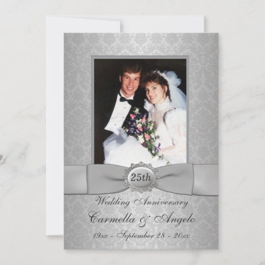 25周年記念招待状 招待状 (正面)