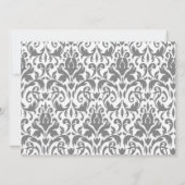 25周年記念日お祝い 招待状 (裏面)