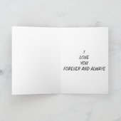 25周年記念日も毎日も愛してる カード (内部)