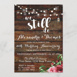25周年記念日、まだまだ記念日を大切に 招待状