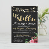 25周年記念日、まだまだ記念日を大切に 招待状 (スタンド正面)