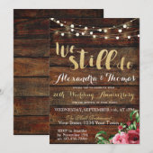 25周年記念日、まだまだ記念日を大切に 招待状 (正面/裏面)