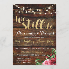 25周年記念日、まだまだ記念日を大切に 招待状