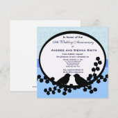 25周年記念日 招待状 (正面/裏面)