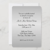 25周年記念日 招待状 (裏面)