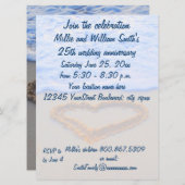 25周年記念日 招待状 (正面/裏面)