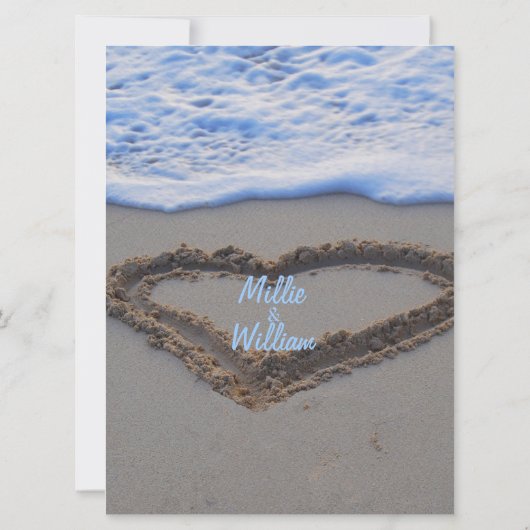 25周年記念日 招待状 (裏面)