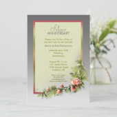 25周年記念日 - 銀婚式 招待状 (スタンド正面)