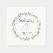 25周年記念紙ナプキンス スタンダードカクテルナプキン (正面)